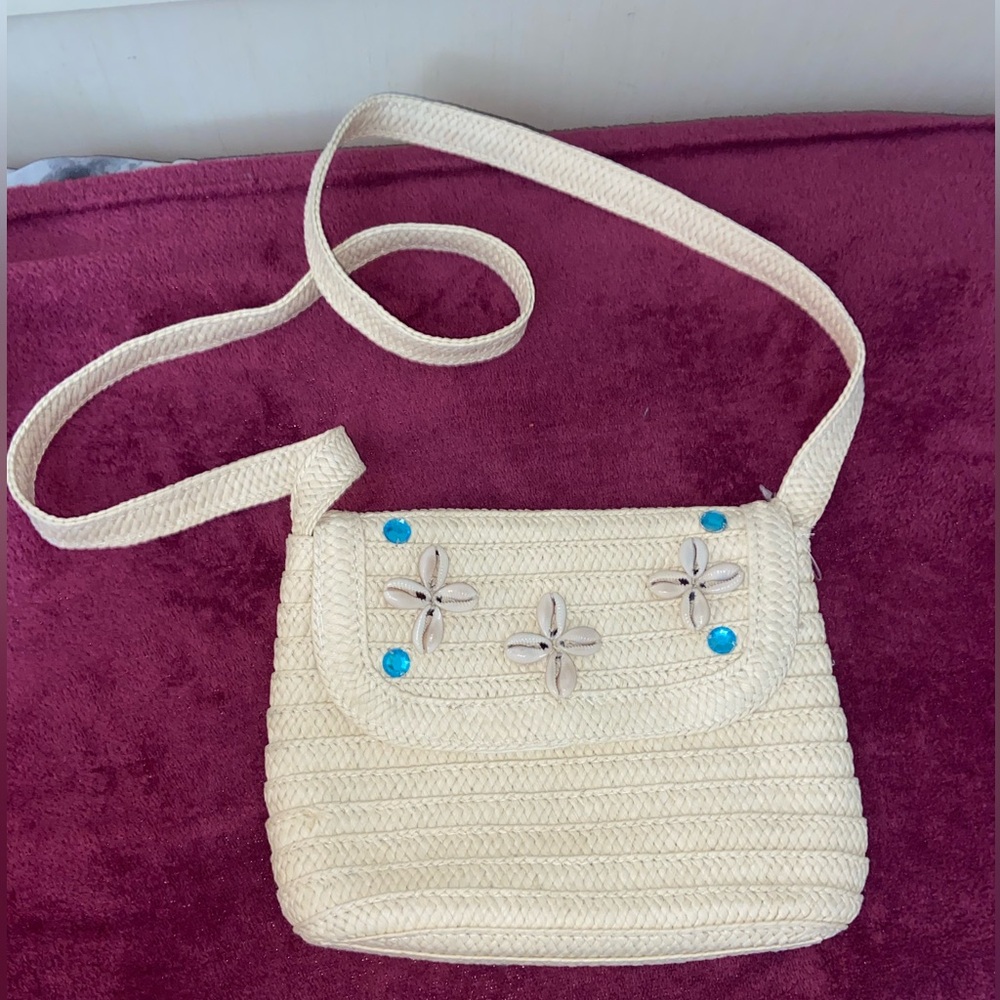 Purse with Gems and Seashell Design